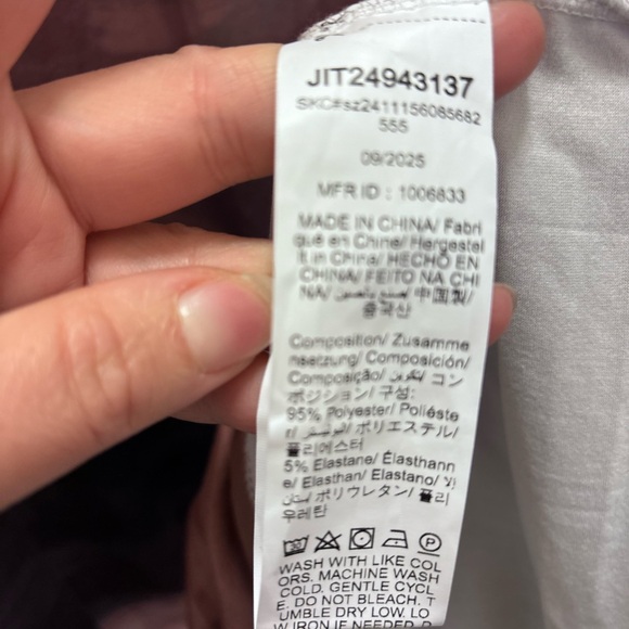 SHEIN Chic Long Sleeve Dress in Brown and Black Size 2X Non Stretch - Picture 5 of 7